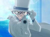 怪盗基德：看看被眼镜封印的颜值？不，眼镜都封印不了他的颜值