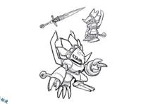 这么冷门的数码宝贝却有这么多的设计原稿，原稿12是网络神兽？