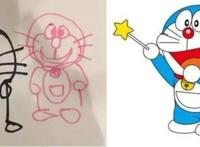 票选“最容易画动漫角色”，哆啦A梦第一，富坚义博的是什么鬼？