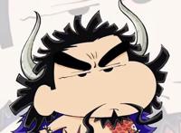 蜡笔小新版海贼王，凶恶的四皇们全部萌萌哒，红发最还原