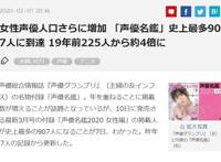 日本在册女声优人数达史上最多，907人你认得多少个？