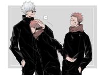 咒术回战吃醋现场，团宠虎子人人求摸，伏虎、五悠同人cp