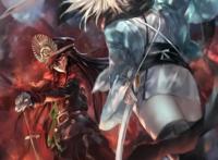 二次元美图：灰烬与玫瑰，纵横战场的女武神