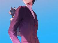 女神异闻录5：来感受雨宫莲的美颜暴击，精选p站动漫壁纸同人插画