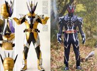 两大邪恶骑士正式开打，黑千骑ZAIA现身，假面骑士亡化身金刚手臂