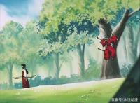 犬夜叉：桔梗和犬夜叉的相遇很唯美，抹上红唇的温柔很动人