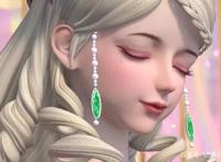 当叶罗丽换成“水粉画风”后，思思温柔娴静，冰公主一笑百媚生！