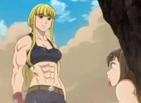 来自动漫中，16个身材完全可以压倒男性的“肌肉女”