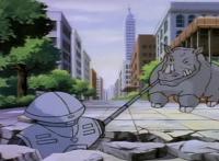 忍者神龟第2集：幕后boss露面，史莱德打劫动物园，牛头猪面诞生