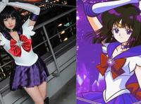 美少女战士cos：黑暗淑女性感，倩妮迪只能用“呼之欲出”来形容