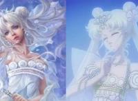 美少女战士cos：黑暗淑女性感，倩妮迪只能用“呼之欲出”来形容