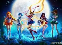 画师板绘2D美少女战士，这样的月野兔和亚美，动漫我还能再追20年