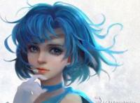 拟真画风的美少女战士，简直美的惊为天人