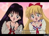 《美少女战士》与《魔卡少女樱》合体！和雪兔同框的海王满好害羞