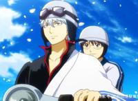 《银魂》是一部以武士，浪人和新选组为题材的动漫