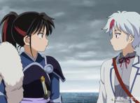 半妖的夜叉姬18话：杀生丸父女相见形同路人和麒麟丸五五开