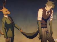 动物狂想曲3话，雷格西爱屋及乌照顾食草动物，路易被迫吃肉