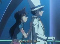 名侦探柯南：天空遇难船怪盗基德想占小兰的便宜？