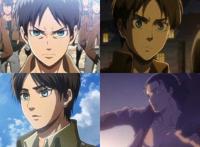 《进击的巨人》画风的变化，长发三笠成短发帅哥，艾伦的变化最大