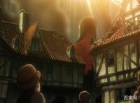 进击的巨人，第一季，第一集眼睁睁看着妈妈被巨人吃掉