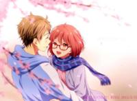 动漫美图推荐——境界的彼方，眼镜娘栗山未来好可爱！