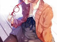 动漫美图推荐——境界的彼方，眼镜娘栗山未来好可爱！