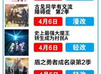 4月新番播出时间表在手，春季追番不用愁