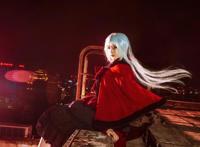 这是一组关于动漫《K》中可爱萝莉栉名安娜让人失望的cosplay图片