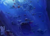 网友画师自绘的第一代“精灵宝可梦”插画，画风清新，和谐自然！