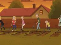 瑞克和莫蒂：动漫第六季来袭，这次全家都埋在了后院，这很瑞克