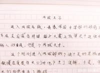 小学作文《网球王子》，运动少年，开战吧，老师热血沸腾：很好看