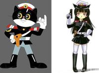 童年动画主角“性转”后，黑猫警长变萝莉，看到杰瑞，这是初恋？