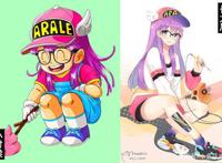 动漫人物小时候和长大后模样对比，玩粑粑的阿拉蕾逆袭变女神