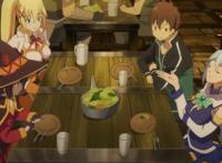 为美好世界献上祝福，她有着神体的无敌属性，是ACG界的智障女王