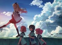 动漫美图欣赏：《摇曳百合》中的一些温馨画面