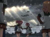 动漫美图欣赏：《摇曳百合》中的一些温馨画面