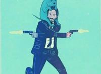 依旧很帅！《疾速追杀4》新剧照，基努·里维斯在神圣的环境中沉思