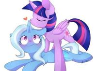 彩虹小马同人美图欣赏，暮暮柔柔拟人美美哒