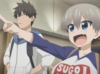 宇崎酱第1话先行：被学妹纠缠，无奈请客吃饭看电影，真的烦！