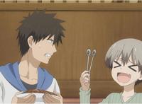 宇崎酱第3话：店长女儿登场，是个肌肉控，小花照顾感冒的真一