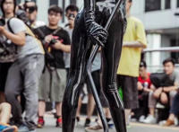 《无头骑士异闻录》赛尔提.史特路尔森cos：性感的男孩子大长腿亮瞎眼怎么比女生还好看