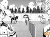 新网球王子现神场面：骑在马上打网球