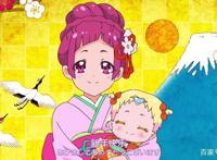 光之美少女：和服的小花很可爱，大决战开启！抱碳被抓