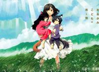 动漫《狼的孩子雨和雪》：小时候看雪那么闹腾，雨那么安静腼腆！