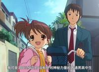 《凉宫春日的忧郁》囧虚称比较萌单马尾，隔天团长便换了新发型