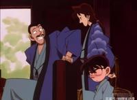 柯南回忆：毛利小五郎侦破温泉同学会事件，叔叔成长柯南必定退出