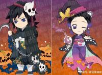 鬼灭之刃万圣节活动插图公开：全员萌系鬼化官方迫害霞柱和炎柱