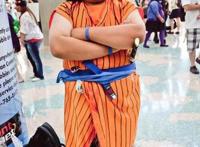 当《龙珠》遇上cosplay，小悟空超可爱，比克非常绿