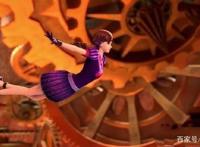 叶罗丽娃娃的后空翻，黑香菱姿势难度很高，灵公主动作轻柔潇洒！