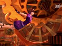 叶罗丽中最帅气的五个后空翻，黑香菱的很酷，灵公主的难模仿！